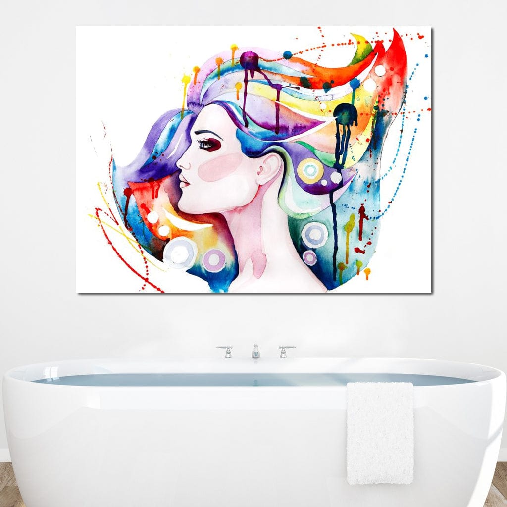 Tablou Canvas Premium LuxCanva® GL1068, Magia Gandurilor , Vis, Regina, Imaginatie, Armonie, Fantezie, Design, Ganduri, Pictate, Living, Dormitor