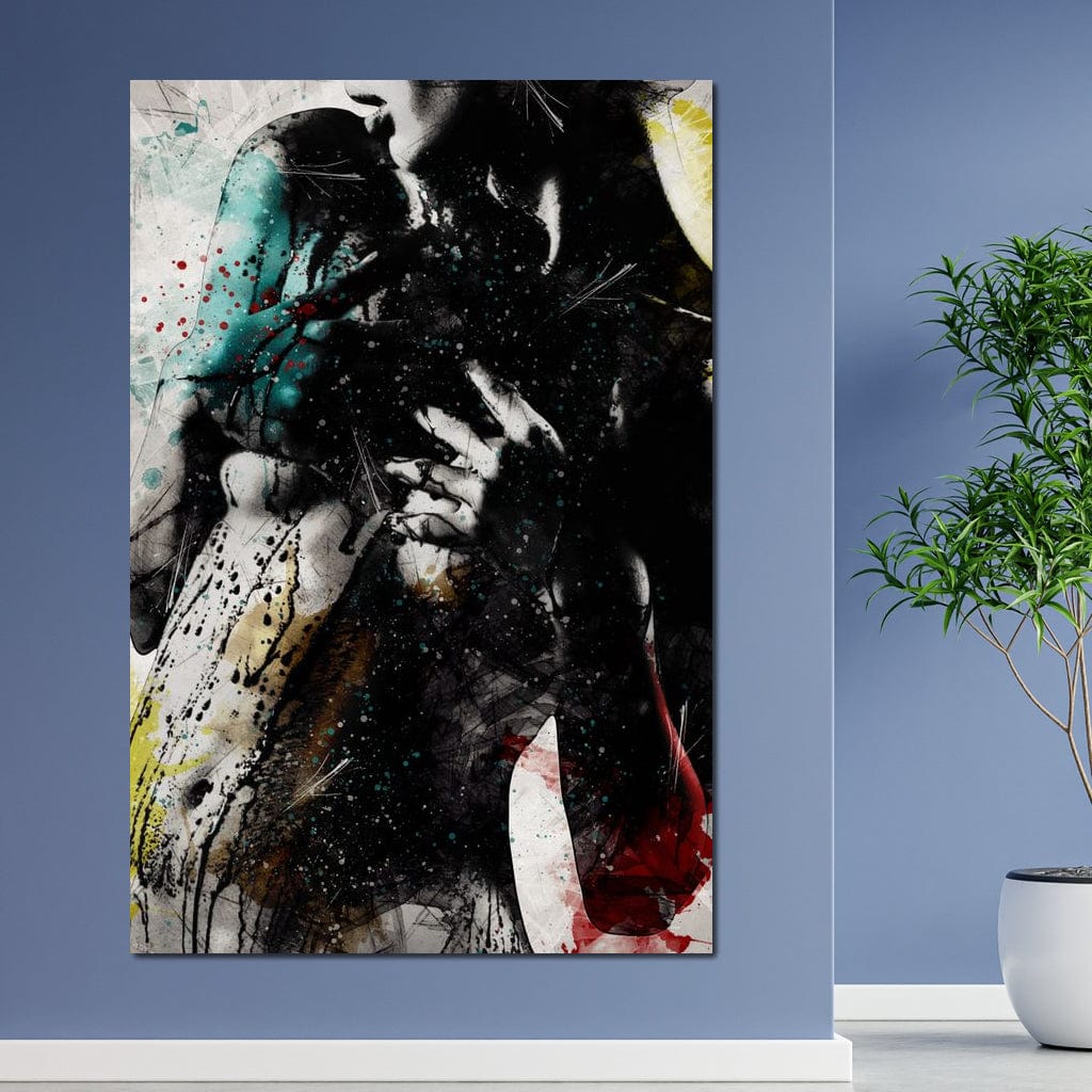 Tablou Canvas Premium LuxCanva® E1054, Fragment de Pasiune, Dorinta, Femeie, Pasiune, Haos, Trup, Living Room, Culori vibrante