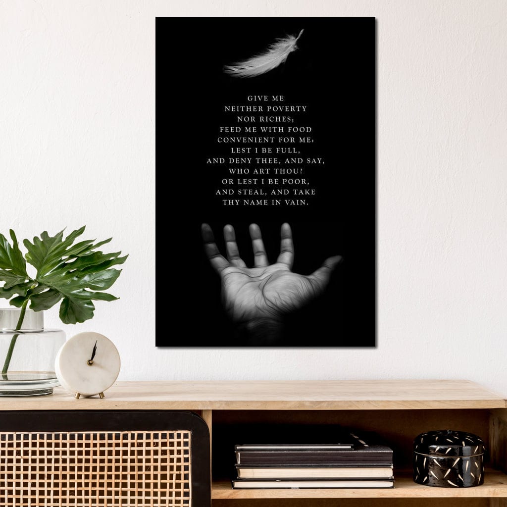 Tablou Canvas Premium LuxCanva® F1011, Echilibrul Vietii , Spiritual, Smerenie, Profunzime, Credinta, Rugaciune, Living, Birou, Culori vibrante