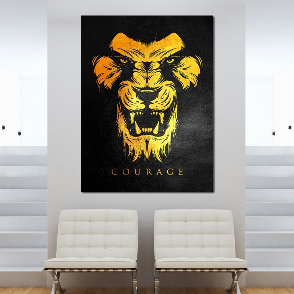 Tablou Canvas Premium LuxCanva® F1023, Privirea Succesului , Succes, Evolutie, Mentalitate, Lider, Succes, Living Room, Birou, Culori vibrante