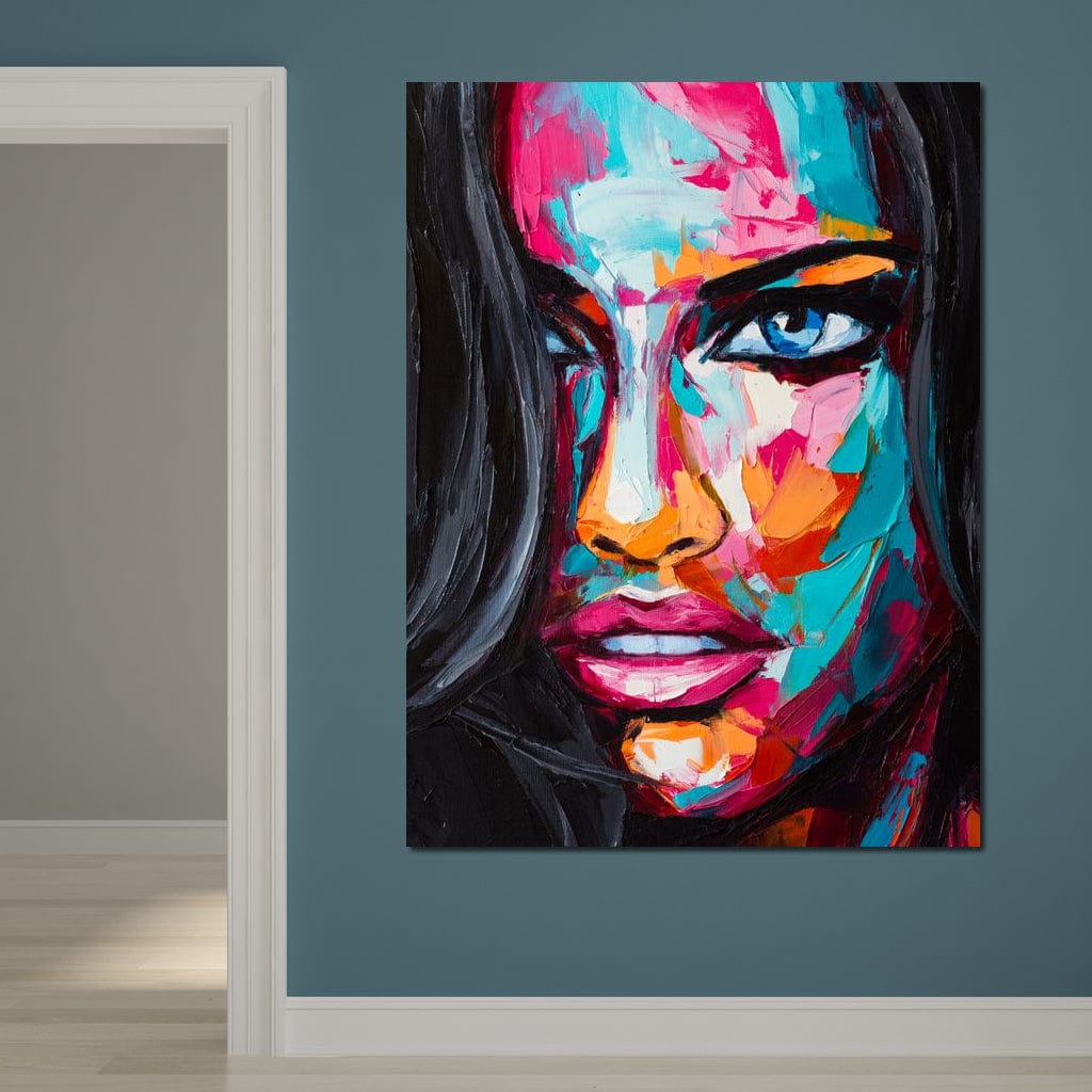 Tablou Canvas Premium LuxCanva® GL1065, Privire Hipnotica , Pictura, Abstract, Portret, Impact, Vizual, Ochi, Patrunzatori, Frumusete, Living, Dormitor