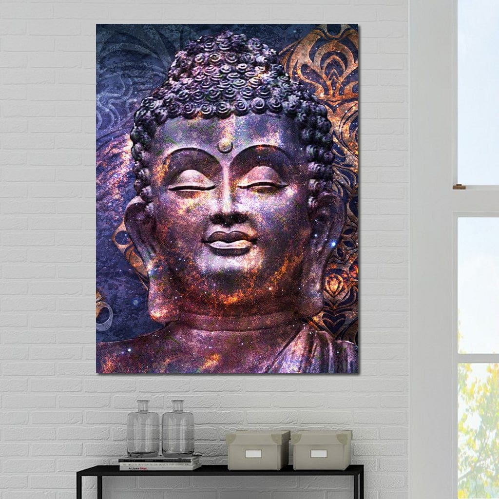 Tablou Canvas Premium LuxCanva® I109, Meditatie Astrala, Buddha, Zen, Meditatie, Pace, Iluminare, Spiritualitate, Univers, Energie, Cosmos, Urna, Living, Dormitor