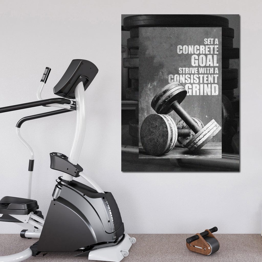 Tablou Canvas Premium  LuxCanva® F1020, Putere Si Perseverenta , Rezistenta, Sport, Disciplina, Determinare, Antrenament, Living, Birou, Sala Sport