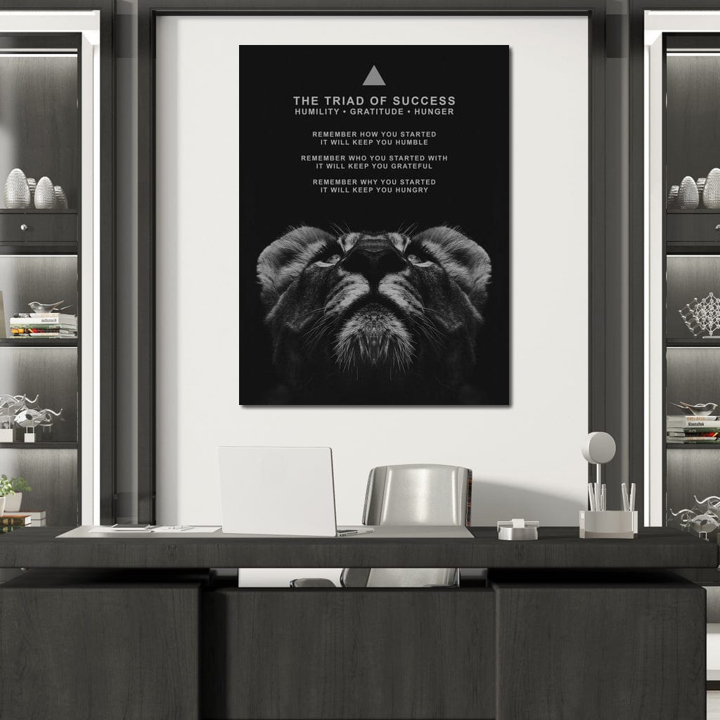 Tablou Canvas Premium LuxCanva® F1022, Drumul Spre Maretie, Succes, Evolutie, Mentalitate, Lider, Succes, Living Room, Birou, Culori vibrante