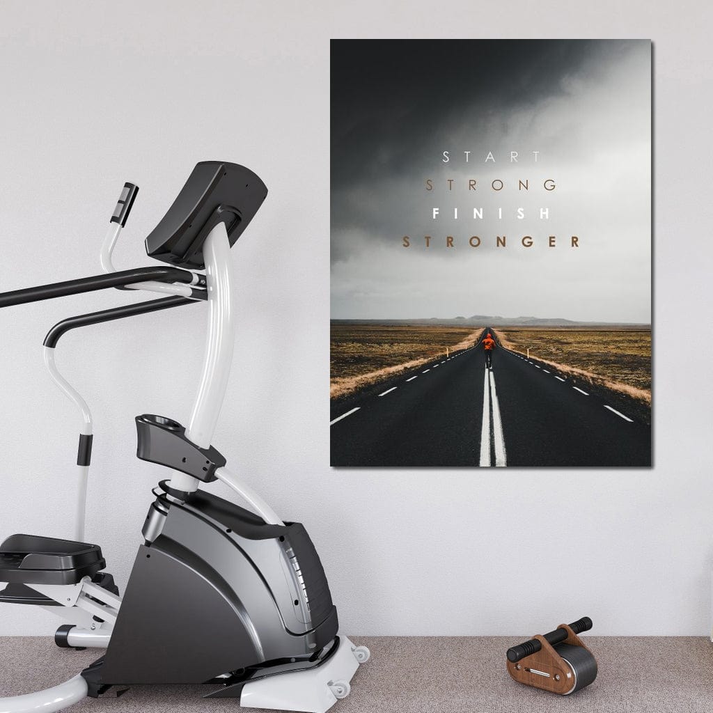 Tablou Canvas Premium LuxCanva® F1024, Calatoria Conteaza , Sportiv, Reusita, Obstacole, Ambitie, Determinare, Living Room, Birou, Culori vibrante