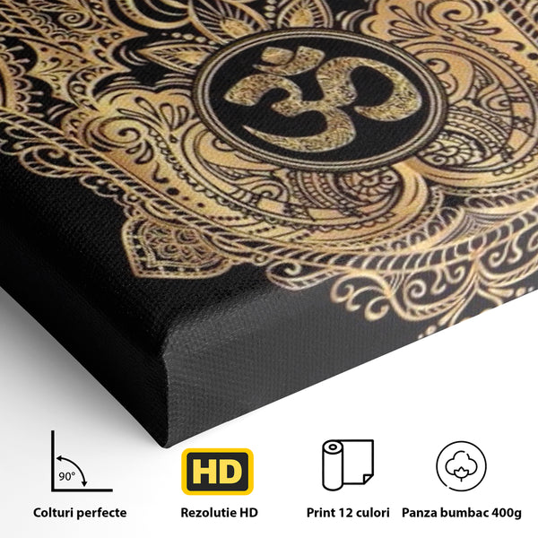 Leinwandbilder Premium LuxCanva® I101, Heilige Hängematte, Schutz, Spiritualität, Glücksbringer, Talisman, Eleganz, Fatima, Mana, Positive Energie, Meditation, Wohnen, Schlafzimmer