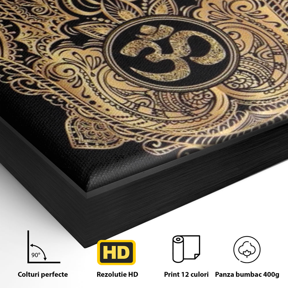 Leinwandbilder Premium LuxCanva® I101, Heilige Hängematte, Schutz, Spiritualität, Glücksbringer, Talisman, Eleganz, Fatima, Mana, Positive Energie, Meditation, Wohnen, Schlafzimmer