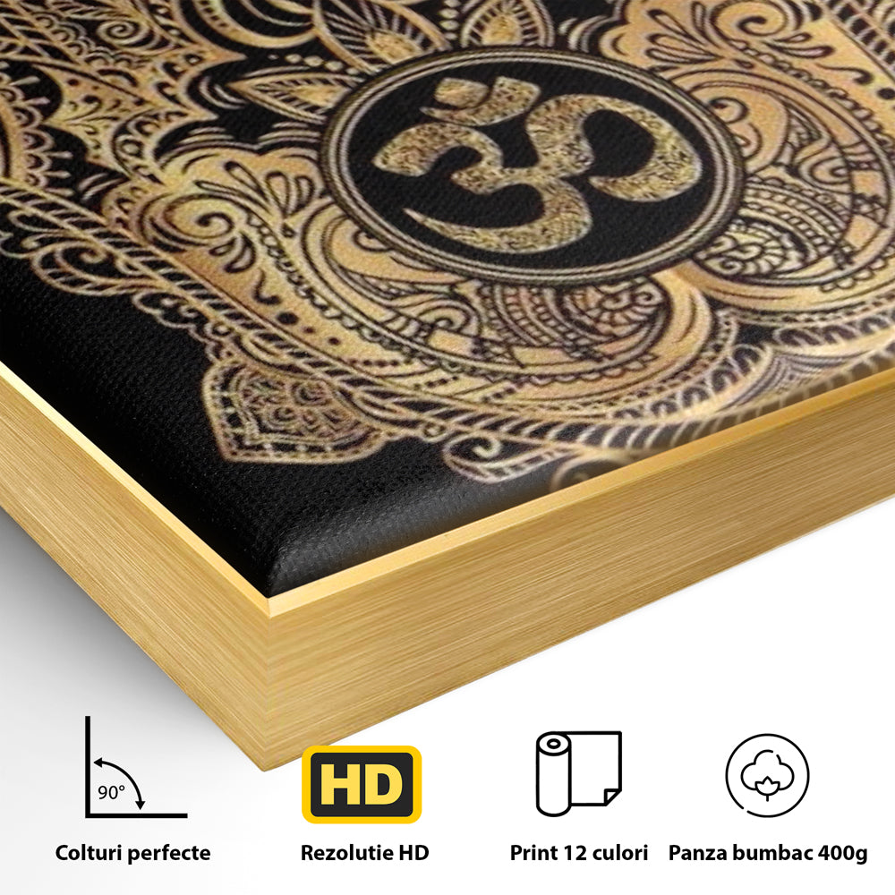 Leinwandbilder Premium LuxCanva® I101, Heilige Hängematte, Schutz, Spiritualität, Glücksbringer, Talisman, Eleganz, Fatima, Mana, Positive Energie, Meditation, Wohnen, Schlafzimmer
