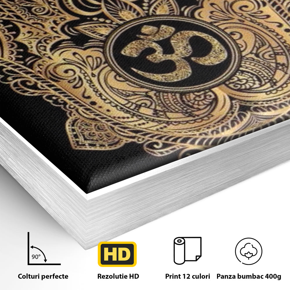 Leinwandbilder Premium LuxCanva® I101, Heilige Hängematte, Schutz, Spiritualität, Glücksbringer, Talisman, Eleganz, Fatima, Mana, Positive Energie, Meditation, Wohnen, Schlafzimmer
