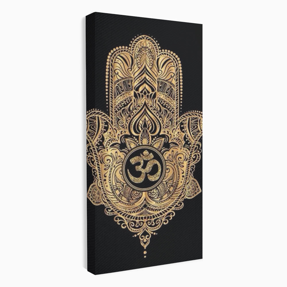 Leinwandbilder Premium LuxCanva® I101, Heilige Hängematte, Schutz, Spiritualität, Glücksbringer, Talisman, Eleganz, Fatima, Mana, Positive Energie, Meditation, Wohnen, Schlafzimmer