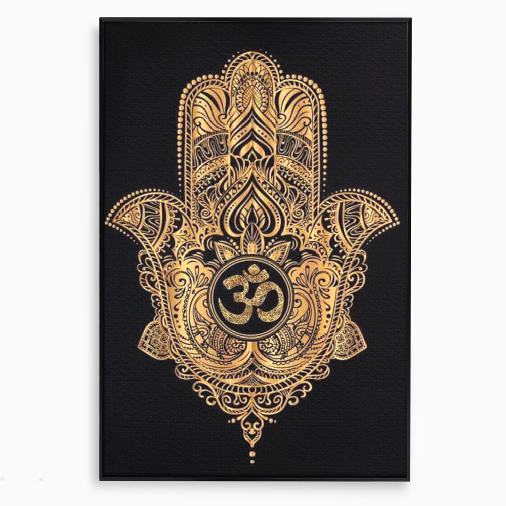 Leinwandbilder Premium LuxCanva® I101, Heilige Hängematte, Schutz, Spiritualität, Glücksbringer, Talisman, Eleganz, Fatima, Mana, Positive Energie, Meditation, Wohnen, Schlafzimmer