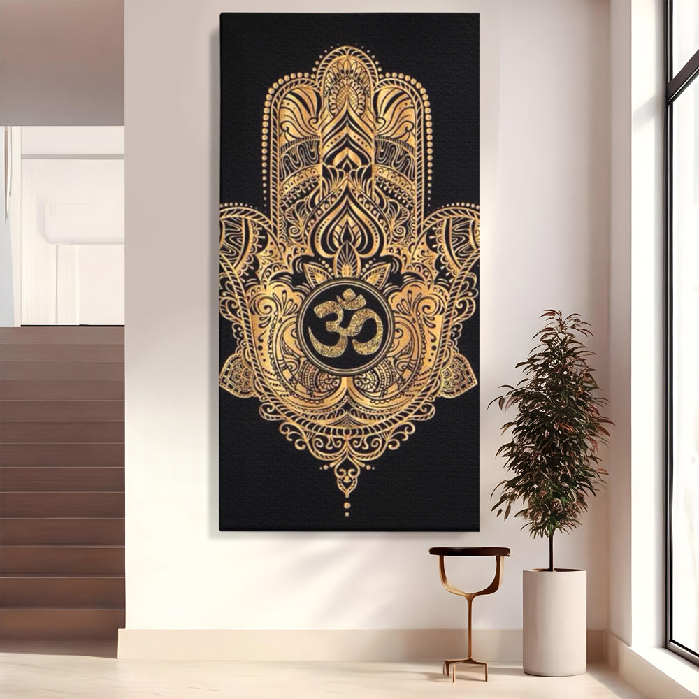 Leinwandbilder Premium LuxCanva® I101, Heilige Hängematte, Schutz, Spiritualität, Glücksbringer, Talisman, Eleganz, Fatima, Mana, Positive Energie, Meditation, Wohnen, Schlafzimmer