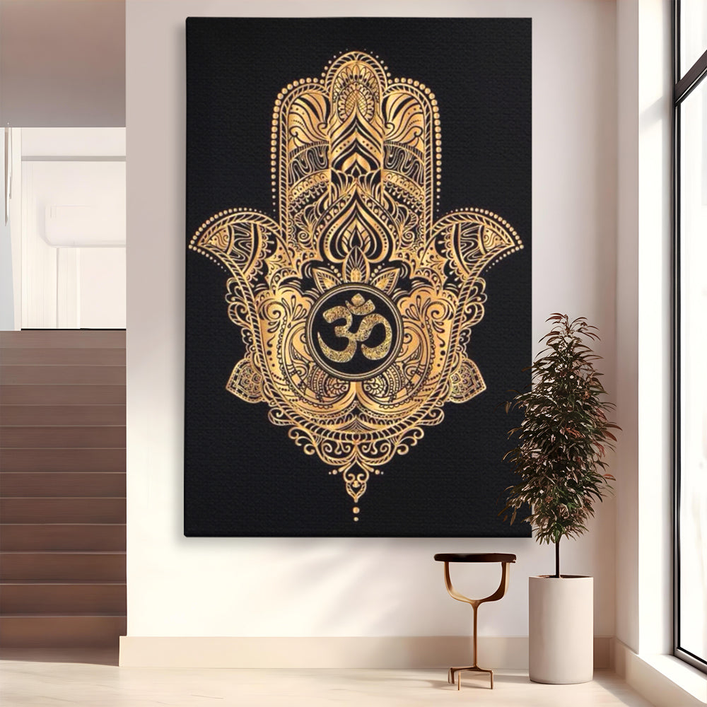 Leinwandbilder Premium LuxCanva® I101, Heilige Hängematte, Schutz, Spiritualität, Glücksbringer, Talisman, Eleganz, Fatima, Mana, Positive Energie, Meditation, Wohnen, Schlafzimmer
