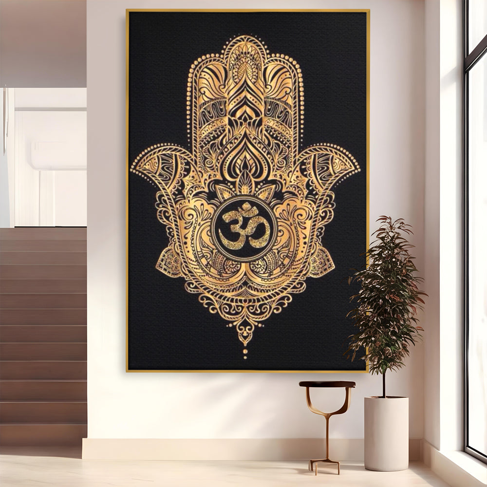 Leinwandbilder Premium LuxCanva® I101, Heilige Hängematte, Schutz, Spiritualität, Glücksbringer, Talisman, Eleganz, Fatima, Mana, Positive Energie, Meditation, Wohnen, Schlafzimmer