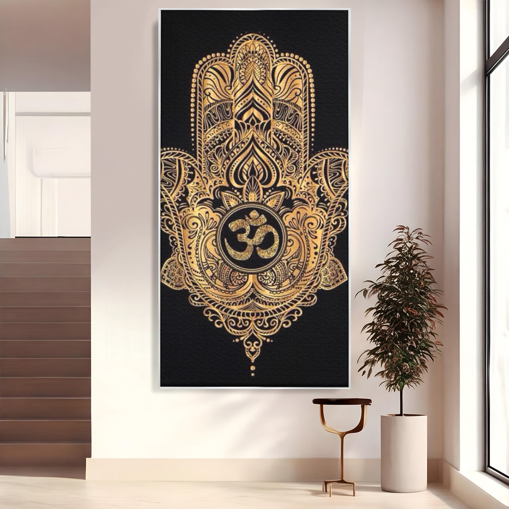 Leinwandbilder Premium LuxCanva® I101, Heilige Hängematte, Schutz, Spiritualität, Glücksbringer, Talisman, Eleganz, Fatima, Mana, Positive Energie, Meditation, Wohnen, Schlafzimmer