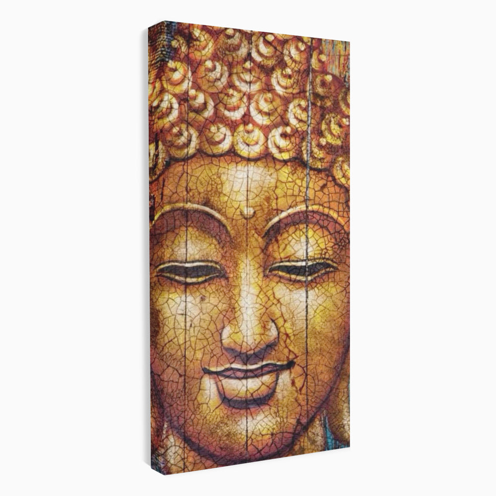 Leinwandbilder Premium LuxCanva® I107, Stille, Buddha, Buddha, Stille, Frieden, Gold, Spiritualität, Harmonie, Harmonie, innere Energie, Meditation, Gelassenheit, Wohnen, Schlafzimmer