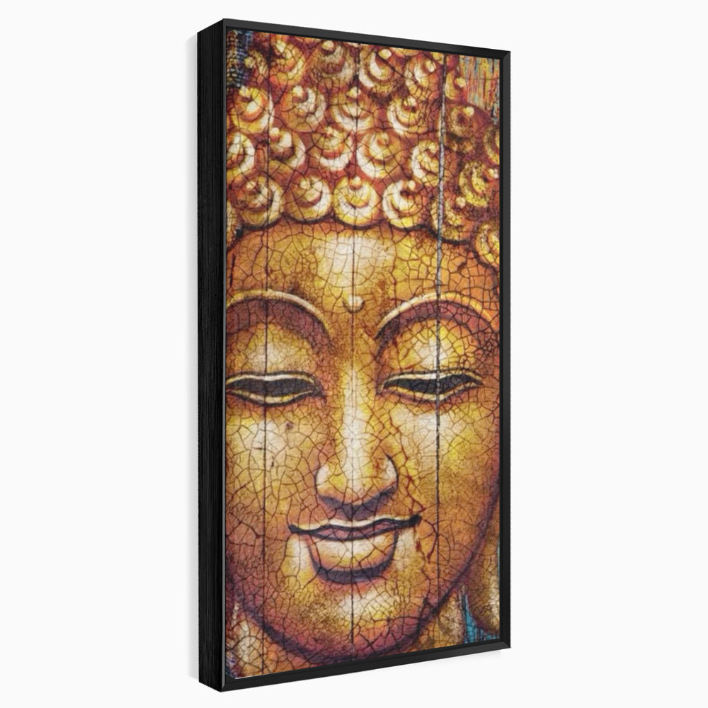 Leinwandbilder Premium LuxCanva® I107, Stille, Buddha, Buddha, Stille, Frieden, Gold, Spiritualität, Harmonie, Harmonie, innere Energie, Meditation, Gelassenheit, Wohnen, Schlafzimmer