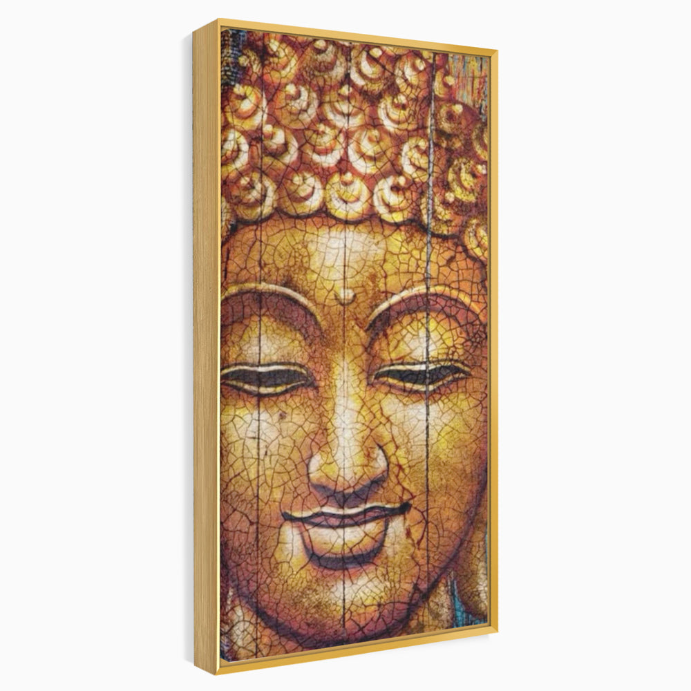 Leinwandbilder Premium LuxCanva® I107, Stille, Buddha, Buddha, Stille, Frieden, Gold, Spiritualität, Harmonie, Harmonie, innere Energie, Meditation, Gelassenheit, Wohnen, Schlafzimmer