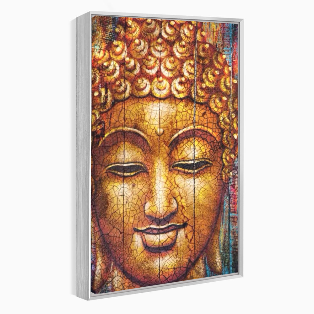 Leinwandbilder Premium LuxCanva® I107, Stille, Buddha, Buddha, Stille, Frieden, Gold, Spiritualität, Harmonie, Harmonie, innere Energie, Meditation, Gelassenheit, Wohnen, Schlafzimmer