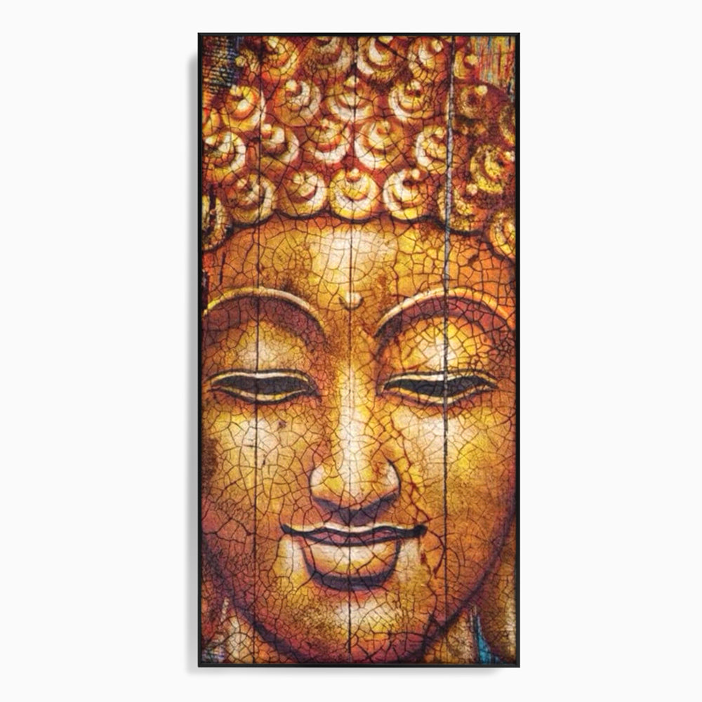 Leinwandbilder Premium LuxCanva® I107, Stille, Buddha, Buddha, Stille, Frieden, Gold, Spiritualität, Harmonie, Harmonie, innere Energie, Meditation, Gelassenheit, Wohnen, Schlafzimmer