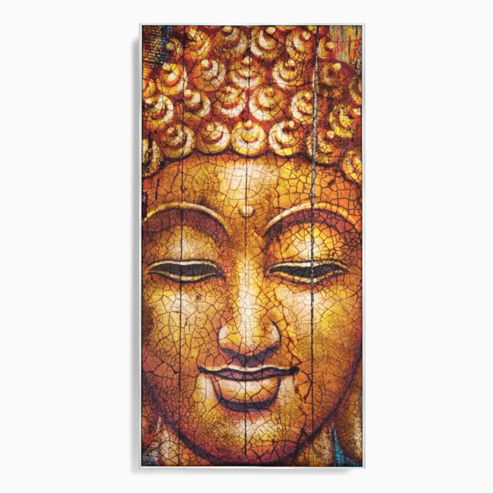 Leinwandbilder Premium LuxCanva® I107, Stille, Buddha, Buddha, Stille, Frieden, Gold, Spiritualität, Harmonie, Harmonie, innere Energie, Meditation, Gelassenheit, Wohnen, Schlafzimmer