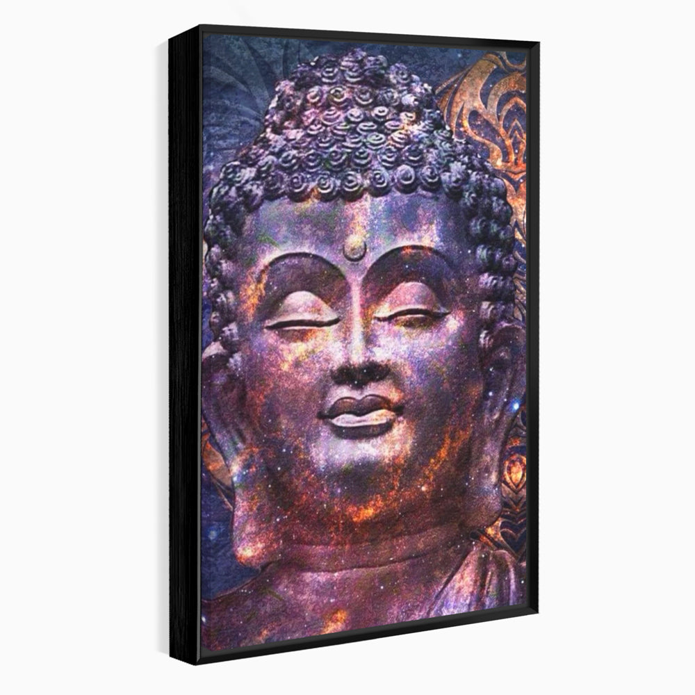 Tablou Canvas Premium LuxCanva® I109, Meditatie Astrala, Buddha, Zen, Meditatie, Pace, Iluminare, Spiritualitate, Univers, Energie, Cosmos, Urna, Living, Dormitor