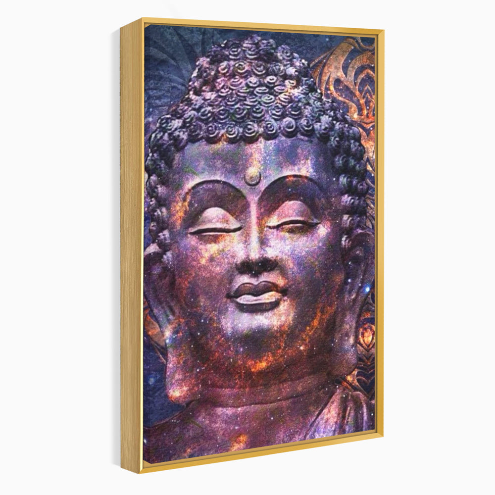 Tablou Canvas Premium LuxCanva® I109, Meditatie Astrala, Buddha, Zen, Meditatie, Pace, Iluminare, Spiritualitate, Univers, Energie, Cosmos, Urna, Living, Dormitor