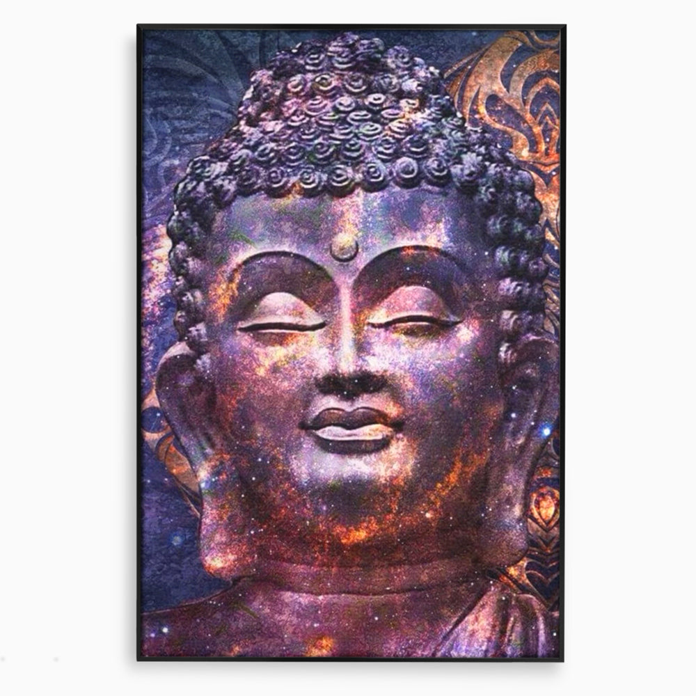 Tablou Canvas Premium LuxCanva® I109, Meditatie Astrala, Buddha, Zen, Meditatie, Pace, Iluminare, Spiritualitate, Univers, Energie, Cosmos, Urna, Living, Dormitor