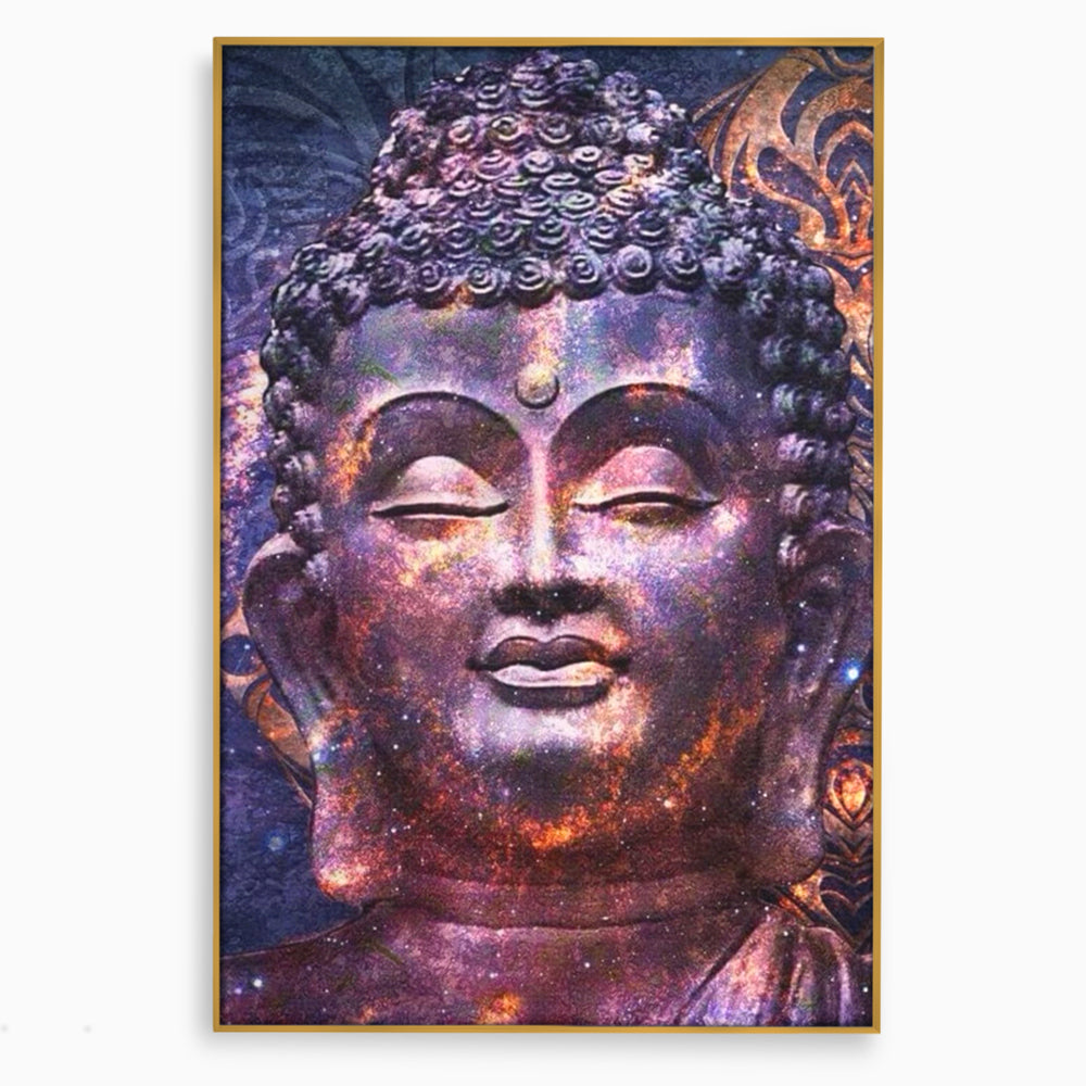 Tablou Canvas Premium LuxCanva® I109, Meditatie Astrala, Buddha, Zen, Meditatie, Pace, Iluminare, Spiritualitate, Univers, Energie, Cosmos, Urna, Living, Dormitor