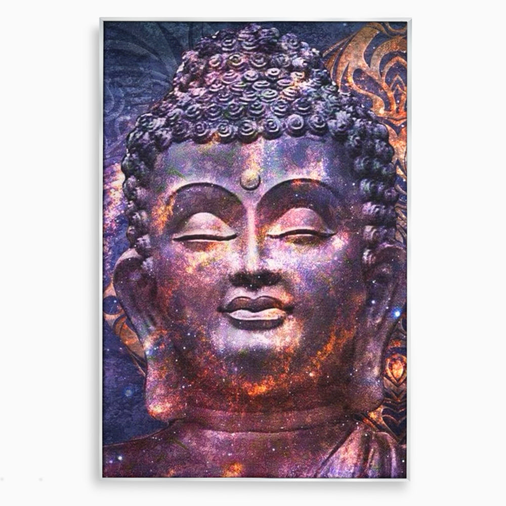Tablou Canvas Premium LuxCanva® I109, Meditatie Astrala, Buddha, Zen, Meditatie, Pace, Iluminare, Spiritualitate, Univers, Energie, Cosmos, Urna, Living, Dormitor