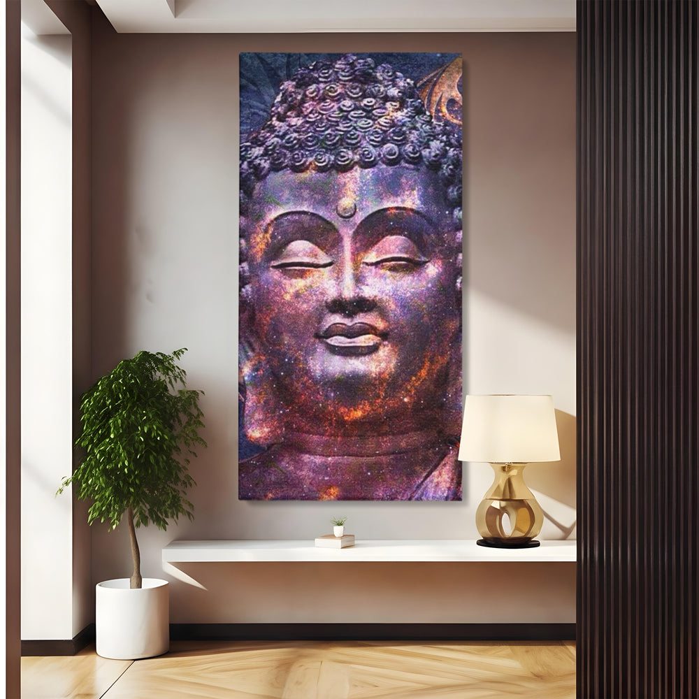 Tablou Canvas Premium LuxCanva® I109, Meditatie Astrala, Buddha, Zen, Meditatie, Pace, Iluminare, Spiritualitate, Univers, Energie, Cosmos, Urna, Living, Dormitor