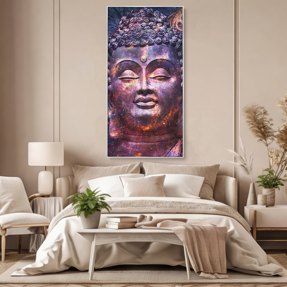 Tablou Canvas Premium LuxCanva® I109, Meditatie Astrala, Buddha, Zen, Meditatie, Pace, Iluminare, Spiritualitate, Univers, Energie, Cosmos, Urna, Living, Dormitor