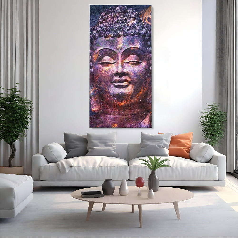 Tablou Canvas Premium LuxCanva® I109, Meditatie Astrala, Buddha, Zen, Meditatie, Pace, Iluminare, Spiritualitate, Univers, Energie, Cosmos, Urna, Living, Dormitor