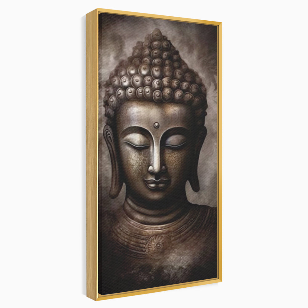 Tablou Canvas Premium LuxCanva® I129, Esenta Pacii, Buddha, Zen, Meditatie, Spiritualitate, Armonie, Pace Interioara, Echilibru, Ritual, Iluminare, Urna, Living, Dormitor