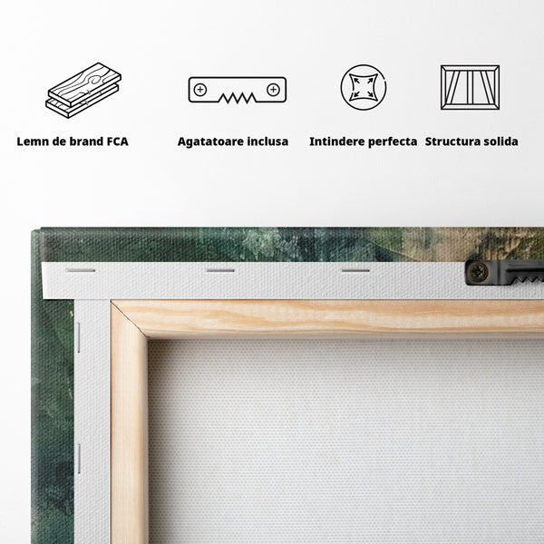 Leinwand Canvas Wandkunst Premium LuxCanva® I136, Meditative Essenz, Buddha, Zen, Meditation, Stille, Spiritualität, Emotion, Natur, Harmonie, Urne, Kunst, Schatten, Wohnen, Schlafzimmer