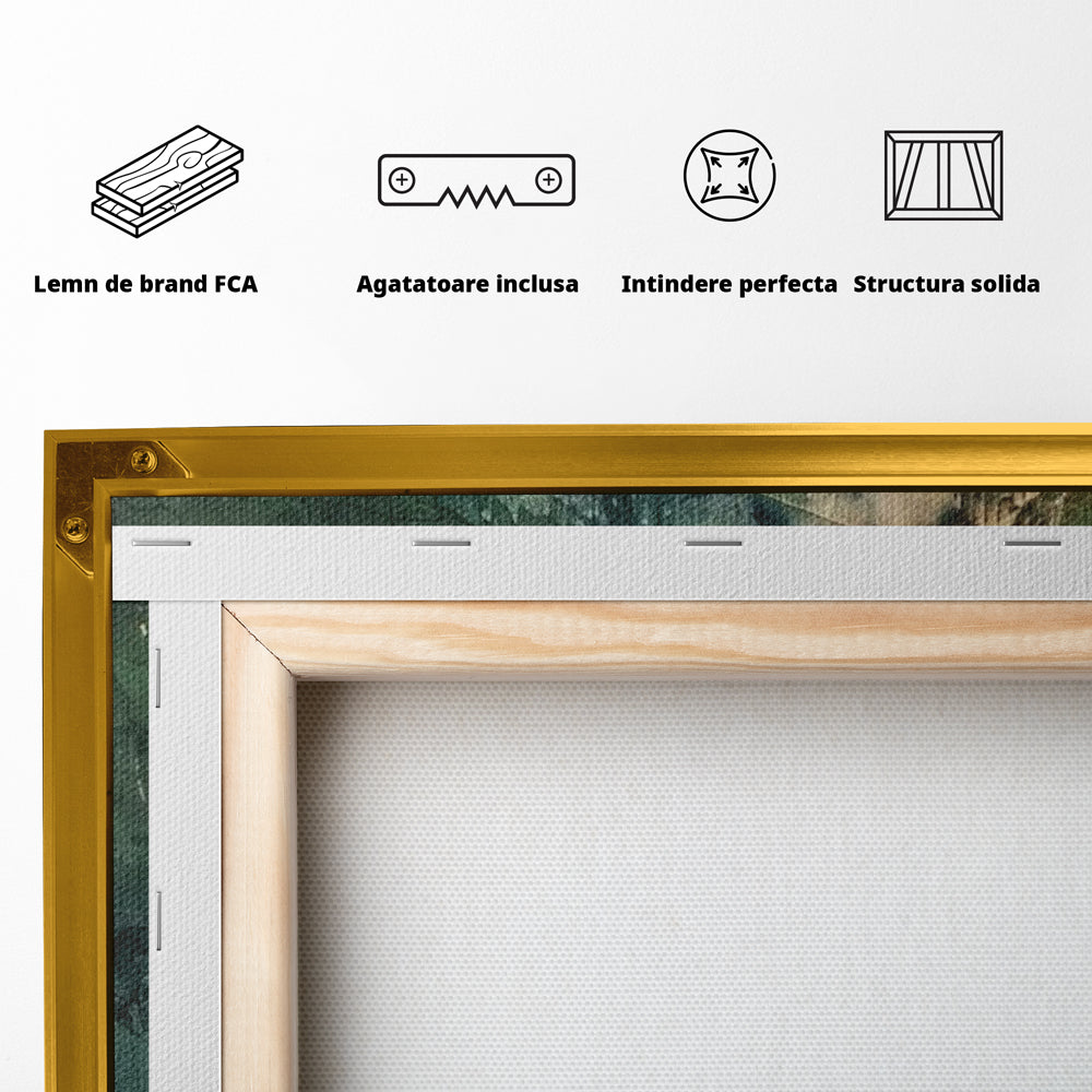 Leinwand Canvas Wandkunst Premium LuxCanva® I136, Meditative Essenz, Buddha, Zen, Meditation, Stille, Spiritualität, Emotion, Natur, Harmonie, Urne, Kunst, Schatten, Wohnen, Schlafzimmer