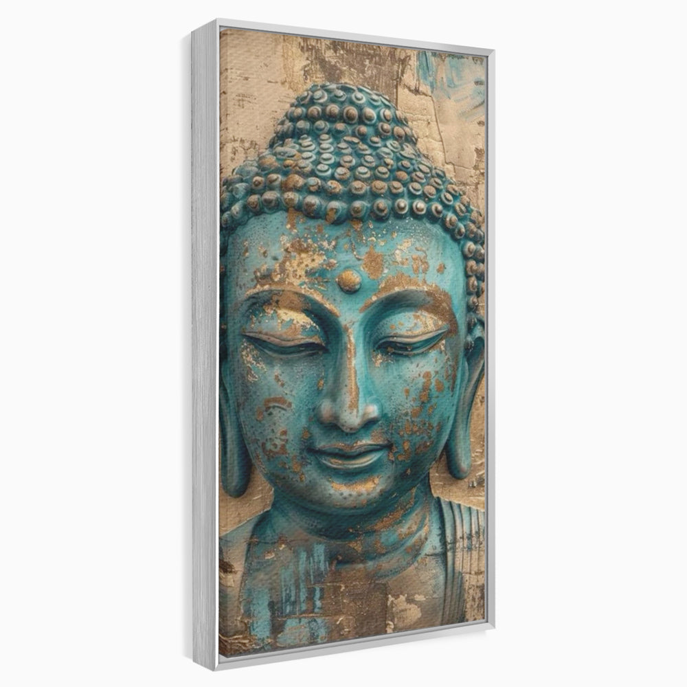 Leinwandbilder Premium LuxCanva® I137, Inneres Gold, Buddha, Zen, Spiritualität, Meditation, Besinnung, Kontemplation, Transformation, Ruhe, Harmonie, Kunst, Splashes, Wohnen, Schlafzimmer