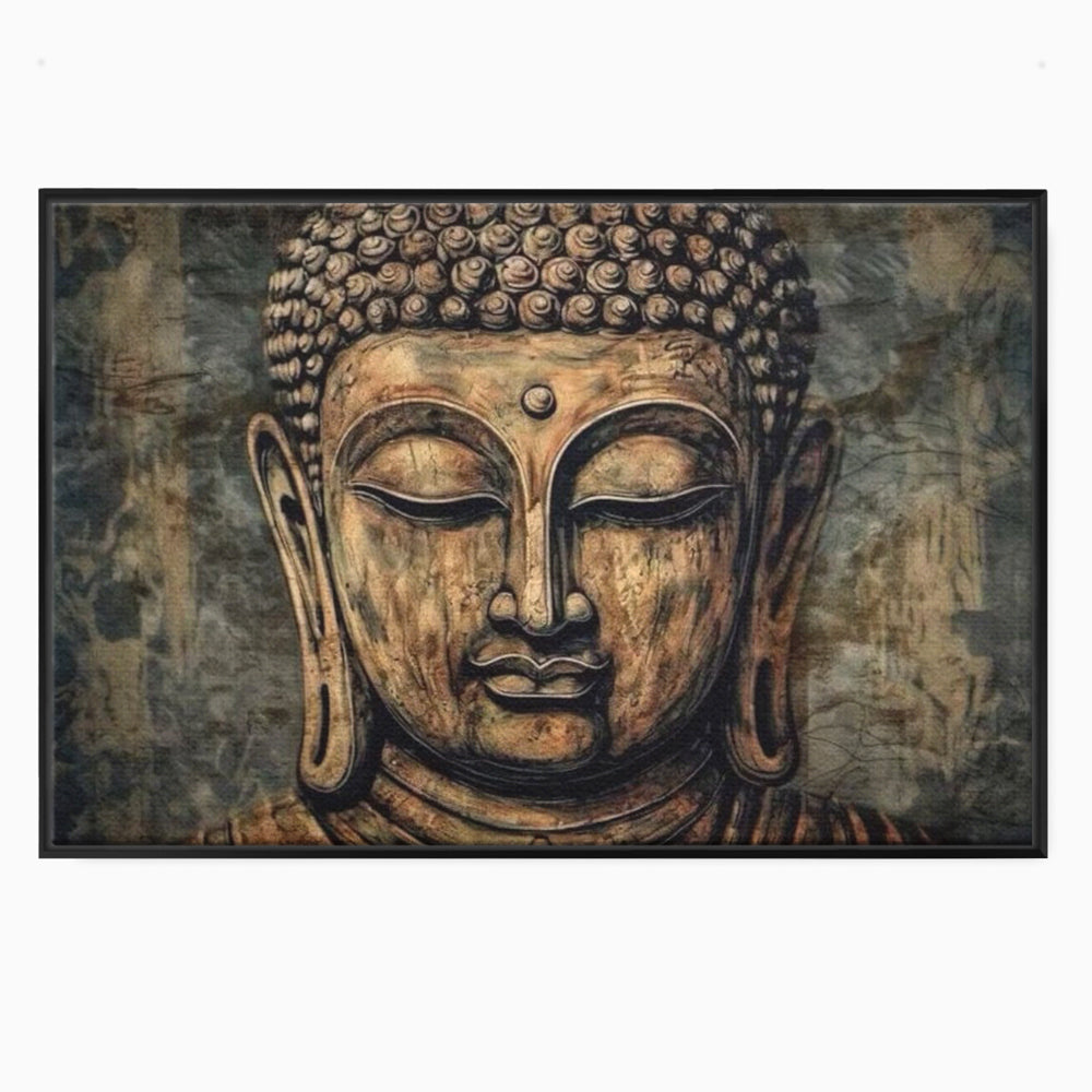 Tablou Canvas Premium LuxCanva® I142, Calm Interior, Buddha, Zen, Echilibru, Meditatie, Spiritualitate, Contemplare, Armonie, Traditie, Reflexie, Living, Dormitor