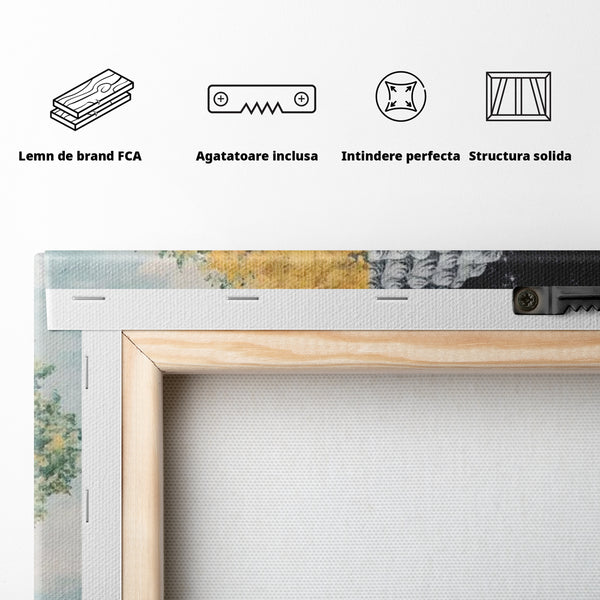 Leinwandbilder Premium LuxCanva® I151, Geist und Natur, Buddha, Zen, Harmonie, Gleichgewicht, Baum, Wolken, Spiritualität, Energie, Ruhe, innerer Frieden, Wohnen, Schlafzimmer