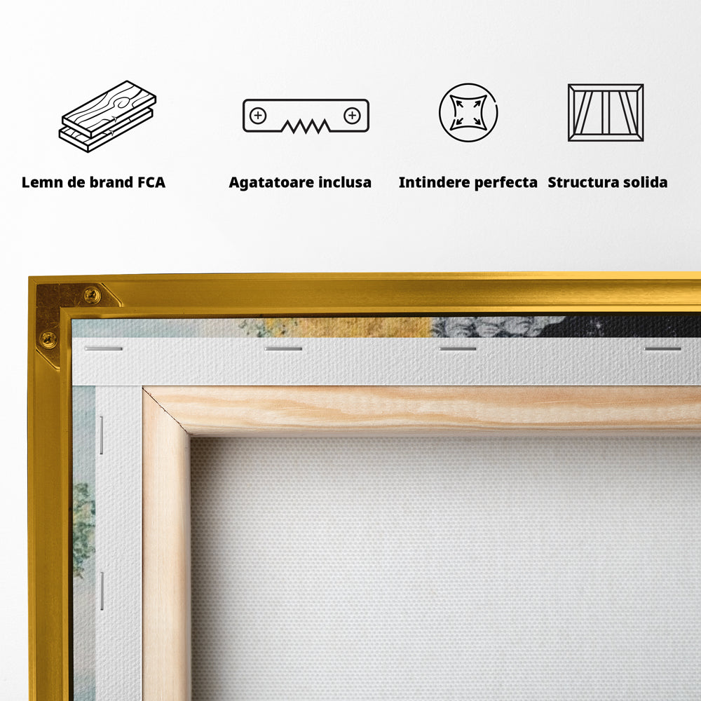 Leinwandbilder Premium LuxCanva® I151, Geist und Natur, Buddha, Zen, Harmonie, Gleichgewicht, Baum, Wolken, Spiritualität, Energie, Ruhe, innerer Frieden, Wohnen, Schlafzimmer