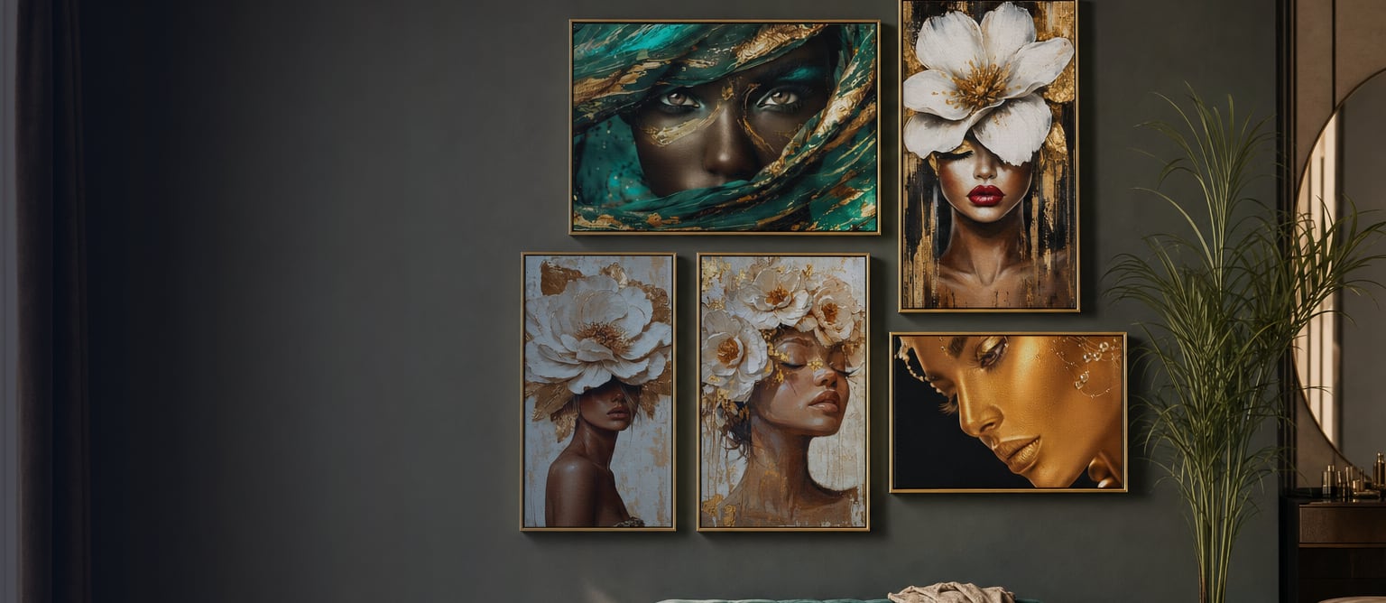 Colectia Fashion & Beauty — tablouri canvas cu portrete si moda