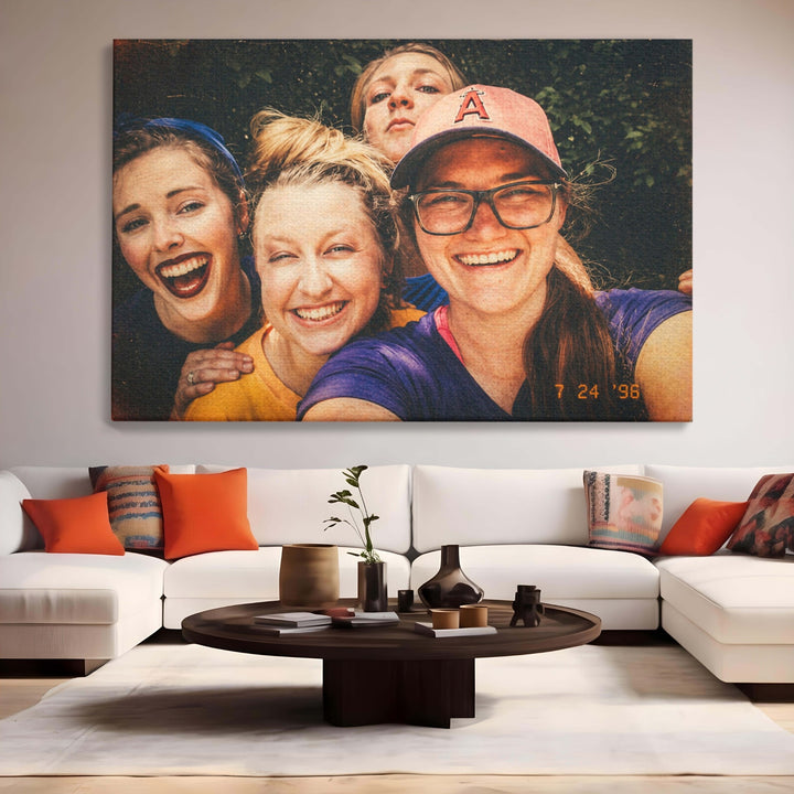 Tablou Personalizat Retro 90s | Tineri / cadou fun | Orizontal Landscape